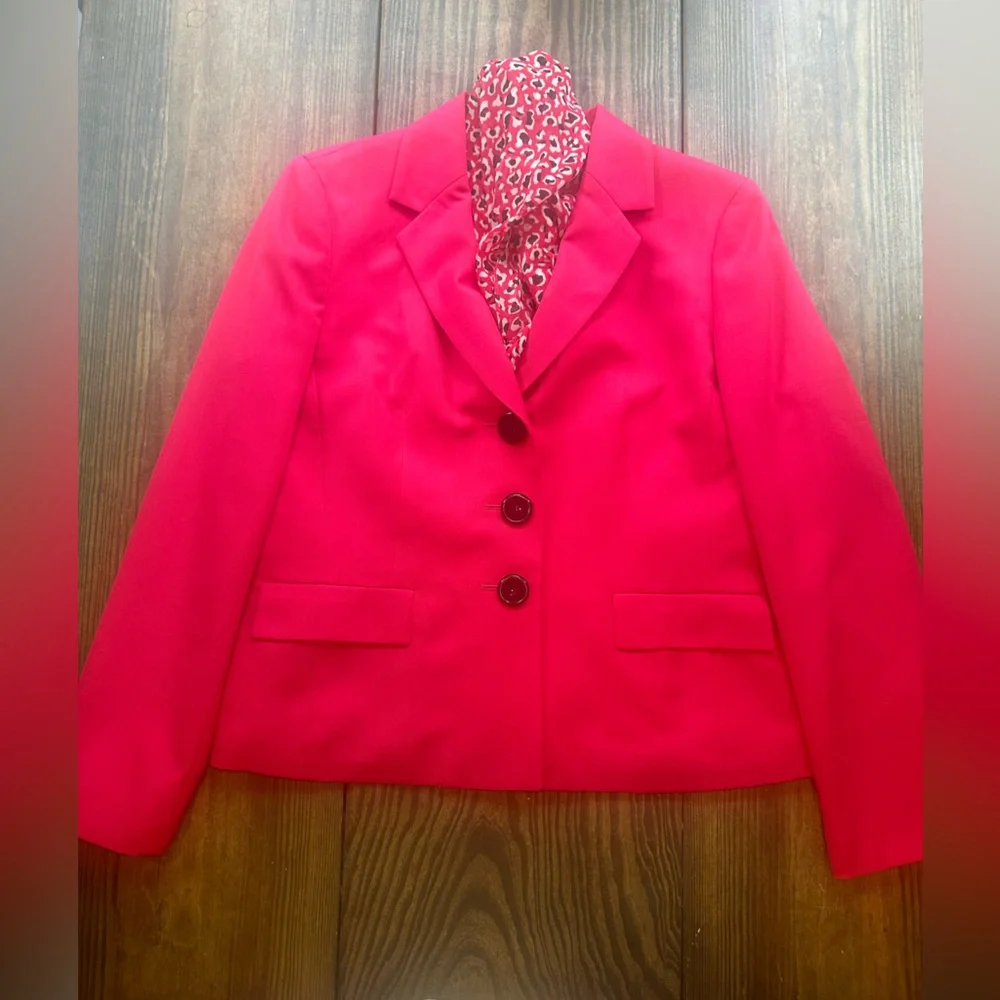 Le Suit pink cropped blazer - Picture 1 of 4
